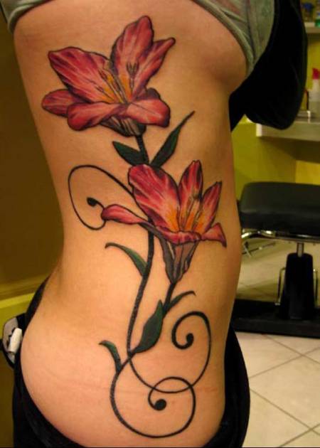 Flower tattoo design