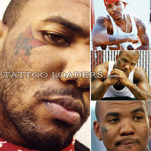rapper tattoos. The Game#39;s LA tattoo