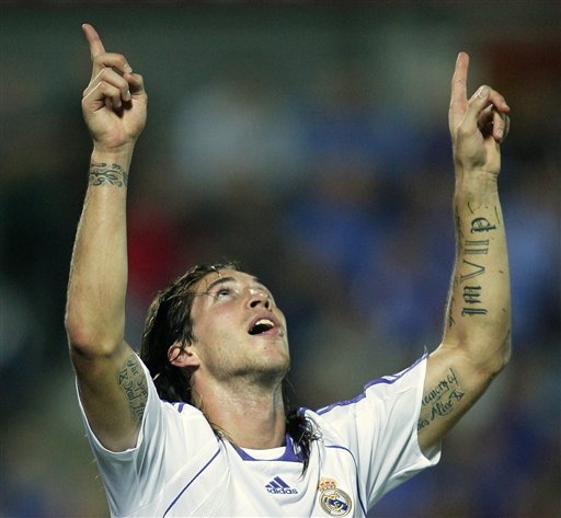 Sergio Ramos tattoo. 4. Cesc Fabregas