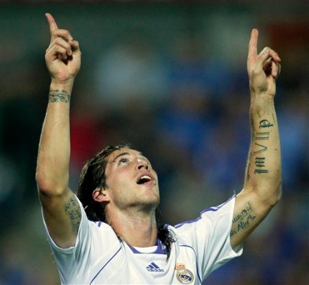 Sergio Ramos tattoo